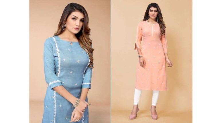 Kurti Collection : कुर्तियों के शानदार कलेक्शन आपको देंगे ट्रेंडी लुक, देखे डिज़ाइन