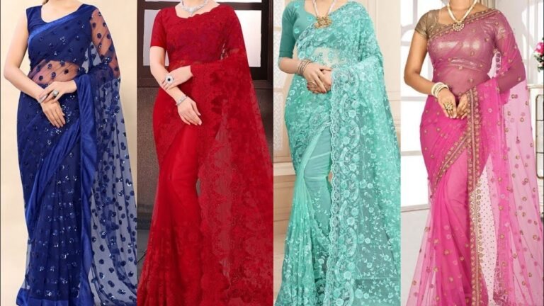 Net saree : साड़ी के नेट डिज़ाइन आपको देंगे यूनिक लुक, देखे डिज़ाइन