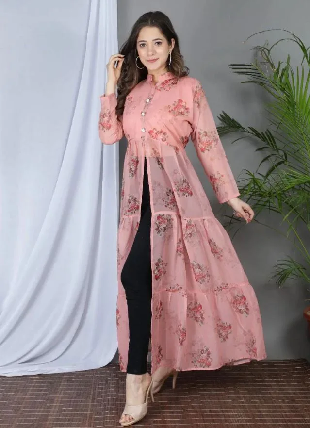 Kurti Design : फ्रेश और स्टाइलिश लुक पाने के लिए फ्रंट कट कुर्ती पहने, देखे डिज़ाइन