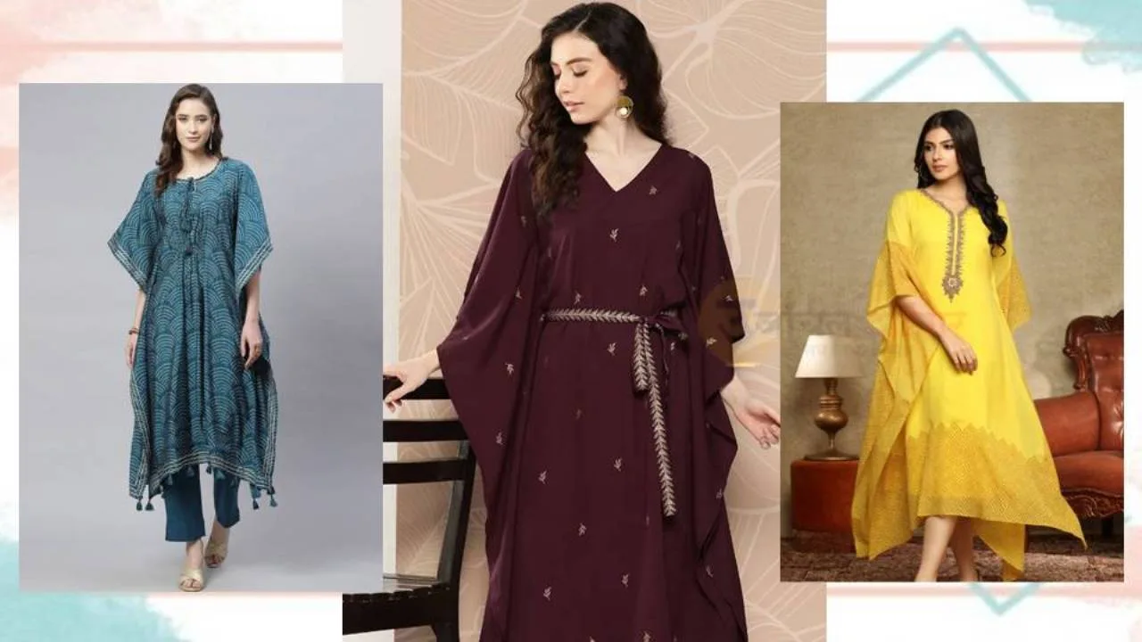 Kaftan Kurti Design : फ़ैन्सी और मॉडर्न लूक के लिए पहने ये कफ्तान कुर्ती, देखे डिज़ाइन