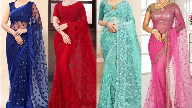 Net Saree Design : नेट साड़ियों के बेहद खूबसूरत डिजाइन पार्टी मे पहनने के लिए है बेस्ट, देखे डिजाइन