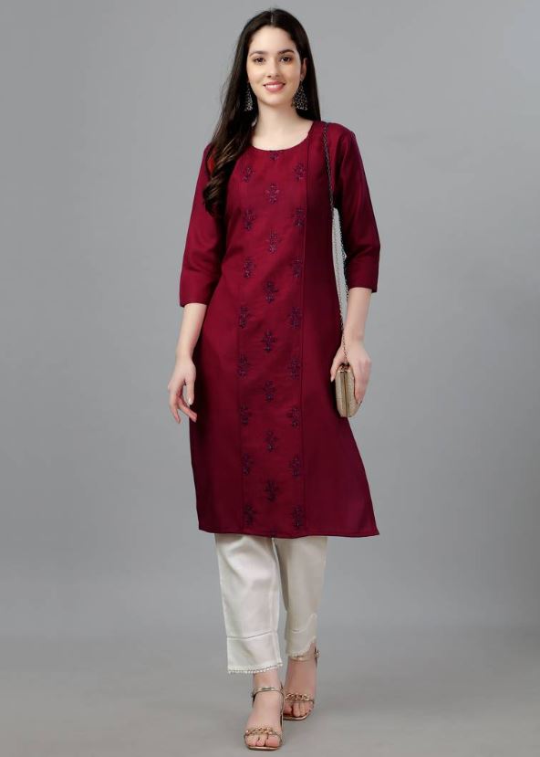 Straight Kurti : स्ट्रेट कुर्ती के ये डिज़ाइन सॉफ्ट और स्मूथ के साथ है क्लासी, देखे डिज़ाइन
