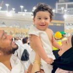 Gauahar Khan, Zaid Darbar reveal son Zeeshan's face during Umrah, Watch Video