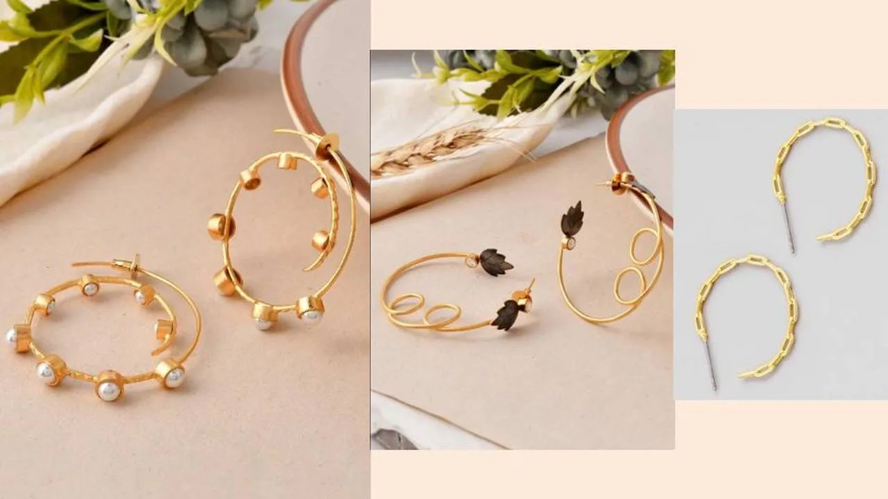 Hoop Earrings : हूप इयररिंग के लेटेस्ट डिज़ाइन देंगे परफेक्ट ऑफिस लूक