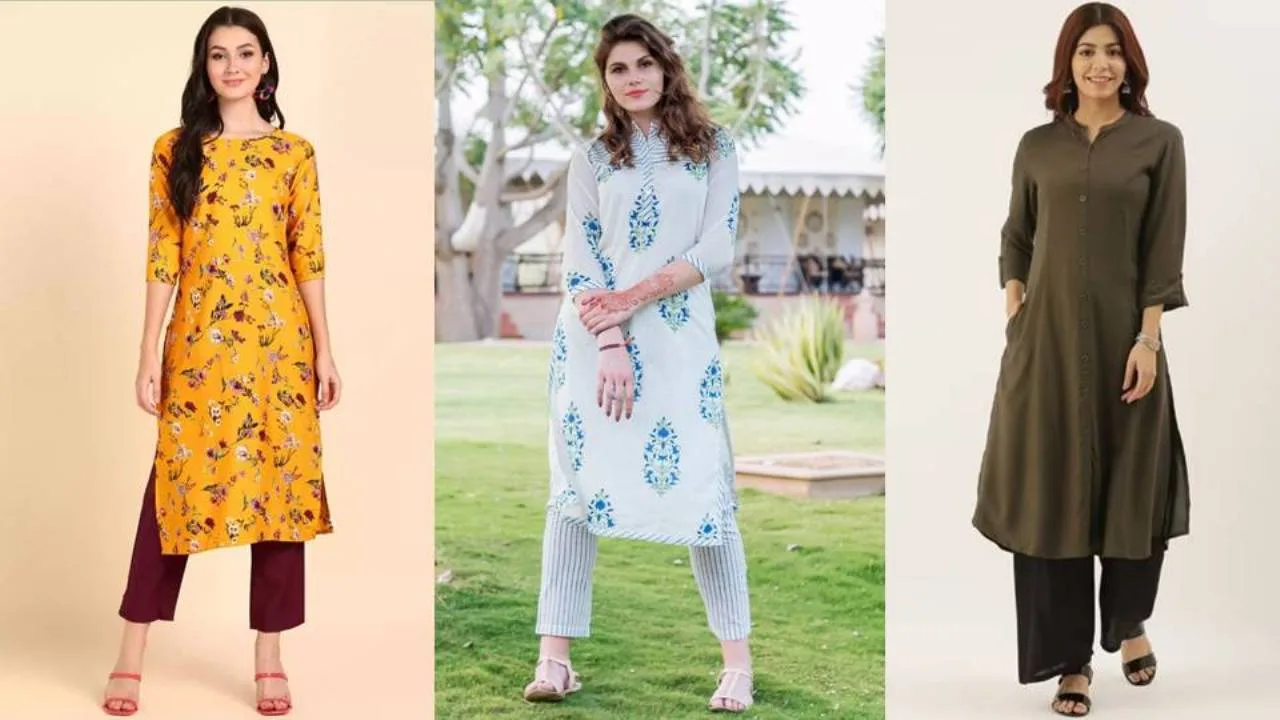 Kurta Pant Design : फ़ैन्सी और मॉडर्न लूक देंगे ये ट्रेंडी कुर्ता पैंट, देखे डिज़ाइन