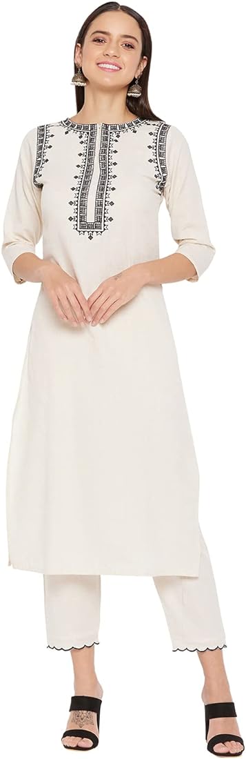 White Kurti/Kurta Set : इस होली ट्रेडीशनल लूक देंगे ये सफ़ेद कुर्ती सेट, देखे डिज़ाइन और कीमत