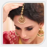 Latest gold maang tikka designs 2024