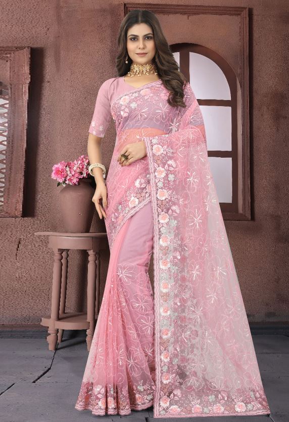 Pink Silk Saree : पिंक साड़ी के 5 क्लासी डिज़ाइन, आपको देंगे एलिगेंट लुक