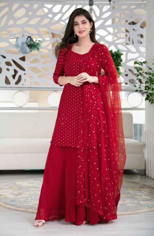 Sleeveless Kurta Palazzo Set : इस मौसम ट्राई करे कुर्ता को प्लाजों के साथ, देखे डिज़ाइन