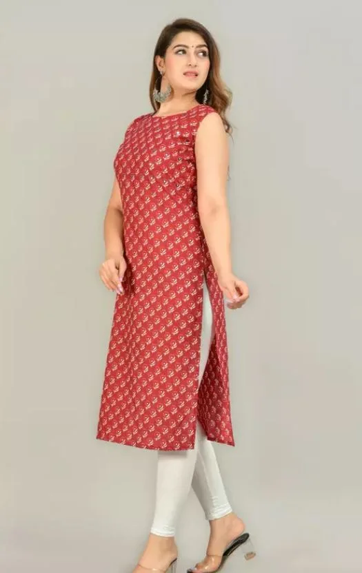 Sleeveless Kurti : समर सीज़न मे मॉडर्न और स्टाइलिश लुक के लिए स्लीवलेस कुर्तियाँ करे ट्राई