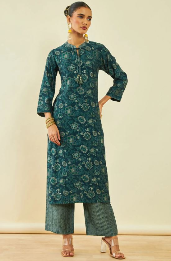 Kurta Design : कुर्ता के फ्लोरल डिज़ाइन आपको देंगे क्लासी लूक, देखे 5 बेहतरीन डिज़ाइन
