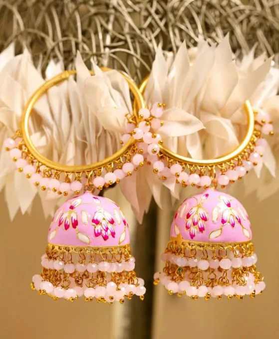 Jhumka Earrings : ट्रेडिशनल लुक के लिए बेस्ट हैं ये झुमका ईयररिंग्स, देखें डिजाइन