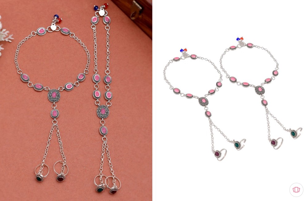 Anklet with Toe Rings : बिछिया और पायल के कुछ फैशनेबल डिजाइन, आपको देंगे ट्रेंडी लुक