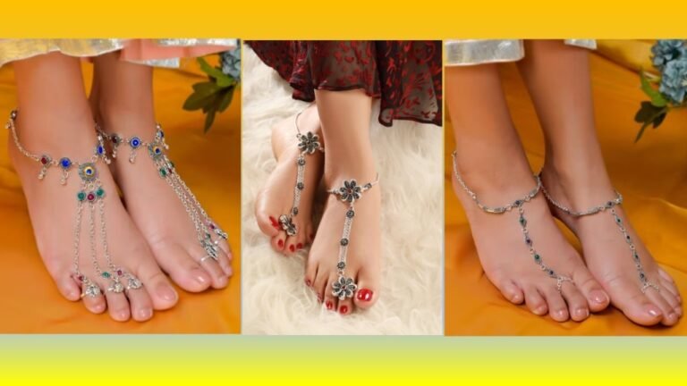 Anklet with Toe Rings : बिछिया और पायल के कुछ फैशनेबल डिजाइन, आपको देंगे ट्रेंडी लुक