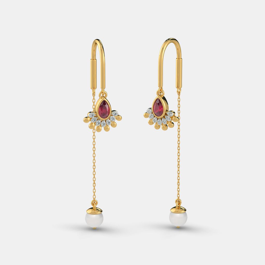 Sui Dhaga Earrings : ट्रेंड मे चल रहे है ये सुई धागा इयररिंग, देखे डिज़ाइन