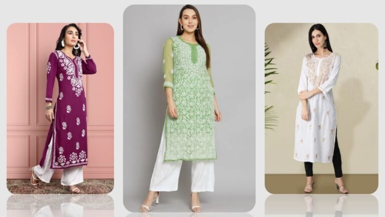 Lucknowi Chikankari Kurti : नवाबी और क्लासी लुक देंगे ये लखनवी ड्रेसेज, देखे डिजाइन