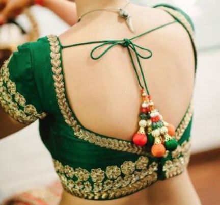 Patch Work Blouse : सिंपल साडी पर भी खूब जचेगा ये पैच वर्क ब्लाउज