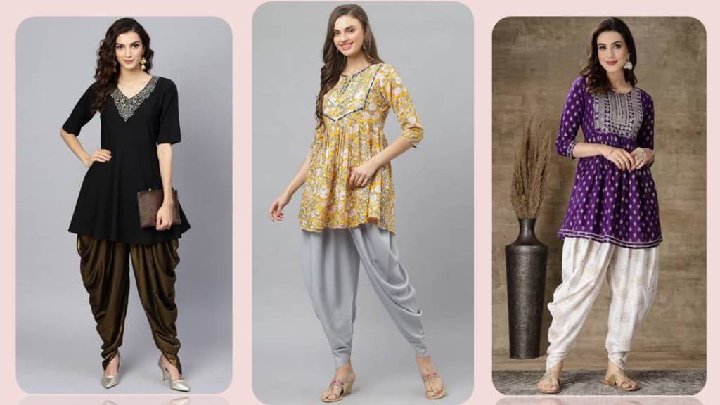 Dhoti Salwar Suit : पार्टियों से लेकर त्योहारों पर पहनने के लिए बेस्ट है धोती सलवार सूट