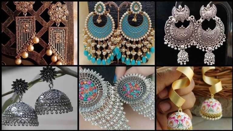 Earrings Design : झुमकों की कलेक्शन मे शामिल करे ये ऑक्सीडाइज्ड इयररिंग