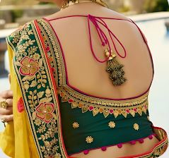 Patch Work Blouse : सिंपल साडी पर भी खूब जचेगा ये पैच वर्क ब्लाउज