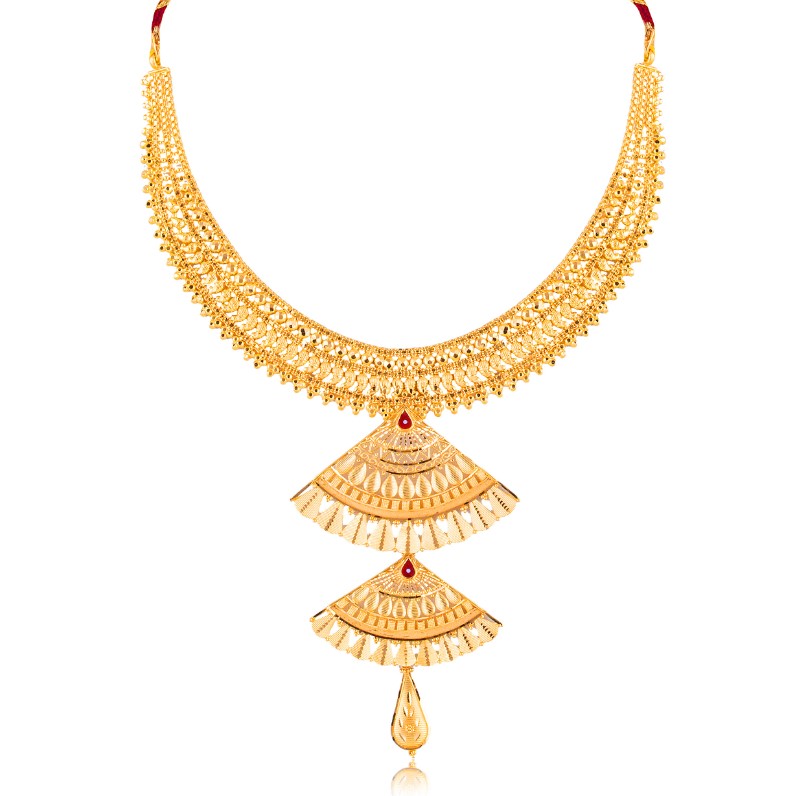 Necklace Design : शादियों मे पहनकर जाने के लिए परफेक्ट है ये नेकलेस, देखे डिजाइन