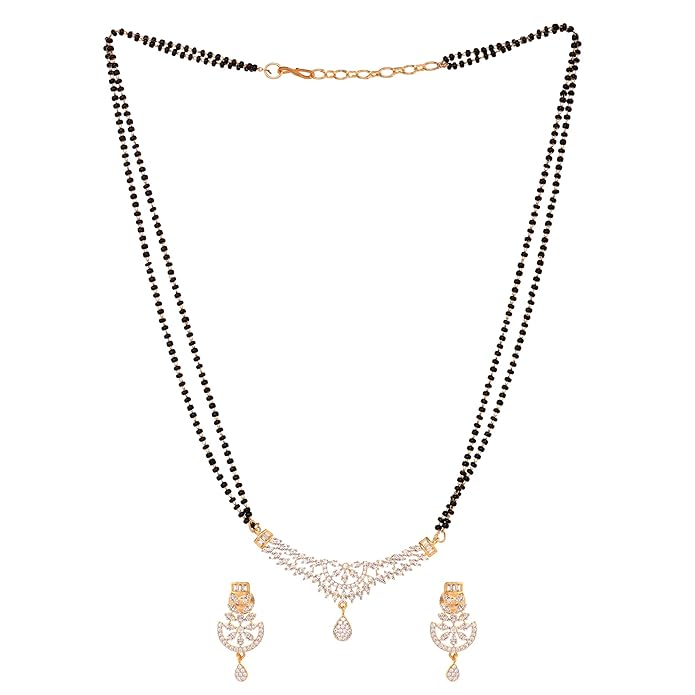 Mangalsutra के डबल चैन डिजाइन दुल्हनों को देंगे अट्रैक्टिव लुक