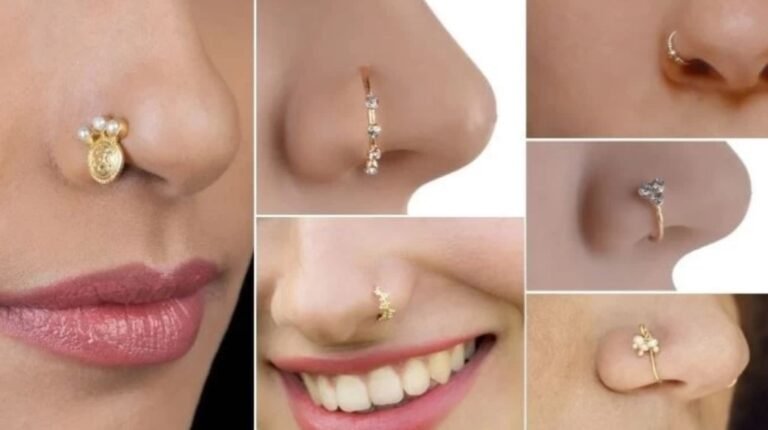 Nose Pin Design : नोज़ पिन के ये डिजाइन मार्केट मे खूब ट्रेंड मे है