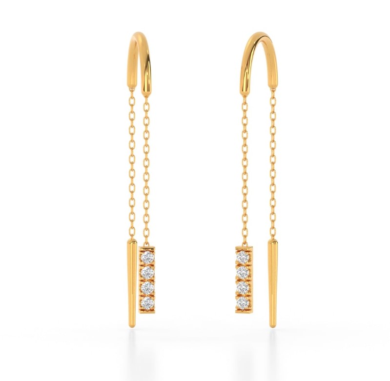 Sui Dhaga Earring : कानों मे सिम्पल इयररिंग की जगह पहने ये सुई धागा इयररिंग