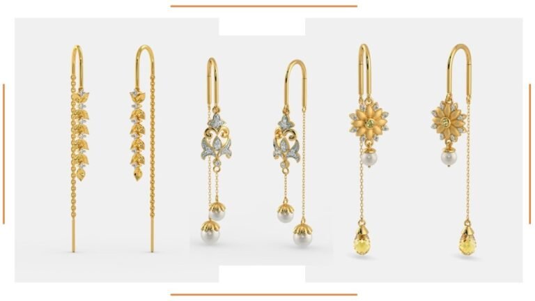 Sui Dhaga Earring : कानों मे सिम्पल इयररिंग की जगह पहने ये सुई धागा इयररिंग
