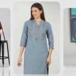 V Neck Kurti