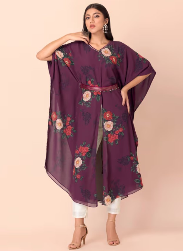 Kaftan Kurti Design : कुर्तियों के काफ्तान डिजाइन आपको देंगे कम्प्लीट कम्फर्ट और परफेक्ट लुक