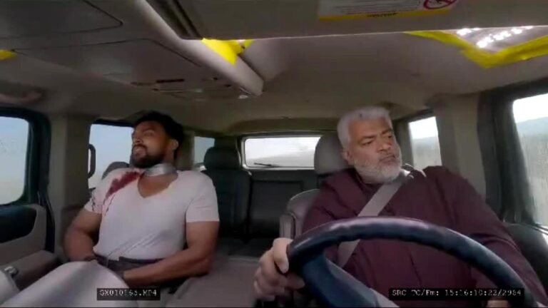 Ajith Kumar did risky stunts on the sets of 'Vida Muyarchi' video goes viral