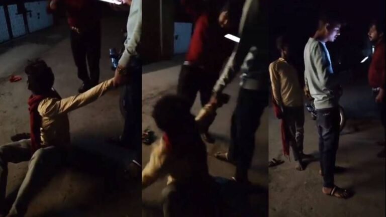 Viral Video : फुटपाथ पर सो रहे शख्स को बीजेपी नेता ने बेरहमी से पीटा, वीडियो हो रहा वायरल, जानें पूरा मामला