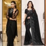 Black Saree Design : सबके दिलों पर कहर ढाने के लिए बेस्ट है ब्लैक साड़ी, देखें डिजाइन