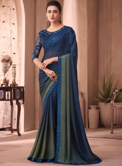 Best 3 Blue Saree :ब्लू कलर की साड़ियाँ आपको देंगे यूनिक लुक