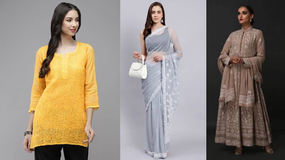 Chikankari Outfit : गर्मियों में ट्राई करे चिकनकारी ऑउटफिट, चिकनकारी ड्रेस में दिखेंगी खुबसूरत