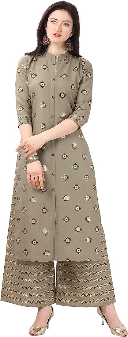Kurti with Palazzos Set : स्टाइलिश लुक से सबका ध्यान आकर्षित करना चाहती हैं तो ट्राई करे कुर्ती-पलाज़ो