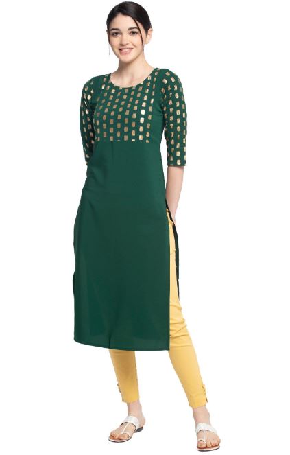Green Kurti : ग्रीन कलर की कुर्तियां रोजमर्रा के मौकों पर पहनने के लिए बेस्ट है