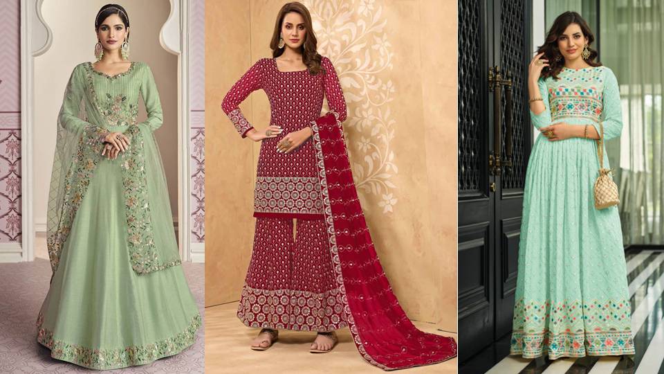 Designer Suit Set : क्लासी दिखने के साथ कम्फर्ट चाहिए तो ट्राई करे ये सलवार सूट्स