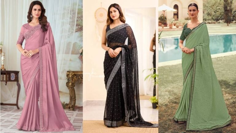 Georgette Saree : जॉर्जेट साड़ी पहनने से आपको बेहद खूबसूरत लुक मिलेगा