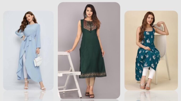 Long Kurtis Design : गर्मियों ऑफिस-कॉलेज पहन जाने के लिए परफेक्ट है ये कुर्तियाँ