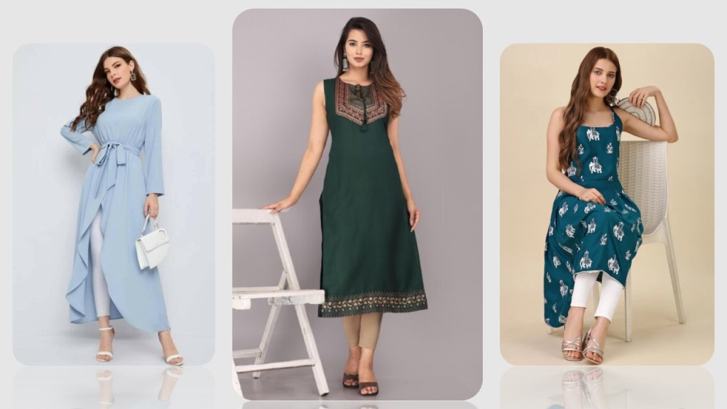 Long Kurtis Design : गर्मियों ऑफिस-कॉलेज पहन जाने के लिए परफेक्ट है ये कुर्तियाँ