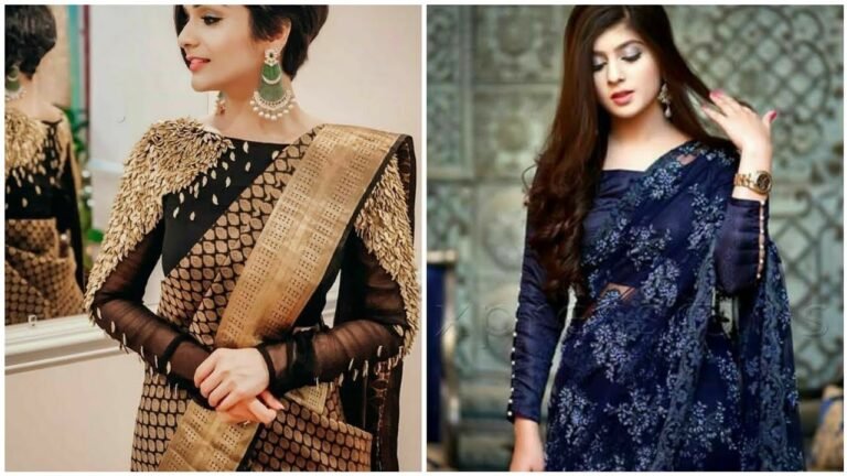 Long Sleeve Blouse : सिम्पल लुक के लिए ट्राई करे ये लॉंग स्लीव ब्लाउज