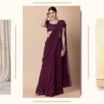 Ready To Wear Saree : मैरून कलर की रेडी टू वियर साड़ी आपको देंगी ग्लैमरस लुक