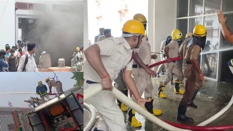पटना म्यूजियम में लगी भीषण आग, 25 अग्निशमन गाड़ियों ने आग पर पाया काबू