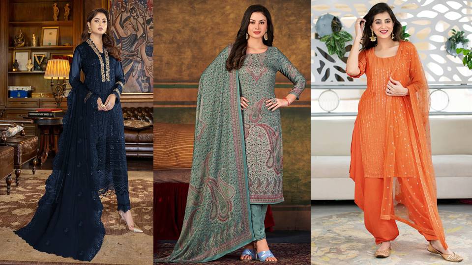 शादी समारोह में यूनिक लुक पाने के लिए Salwar Suit करे ट्राई