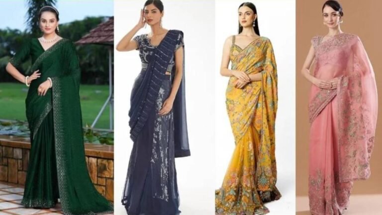 Latest Saree Design : साड़ियों के क्लासी डिज़ाइन आपको देंगे