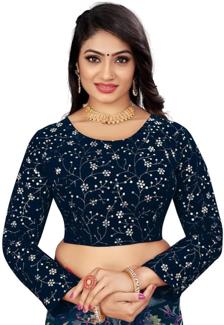 Long Sleeve Blouse : सिम्पल लुक के लिए ट्राई करे ये लॉंग स्लीव ब्लाउज