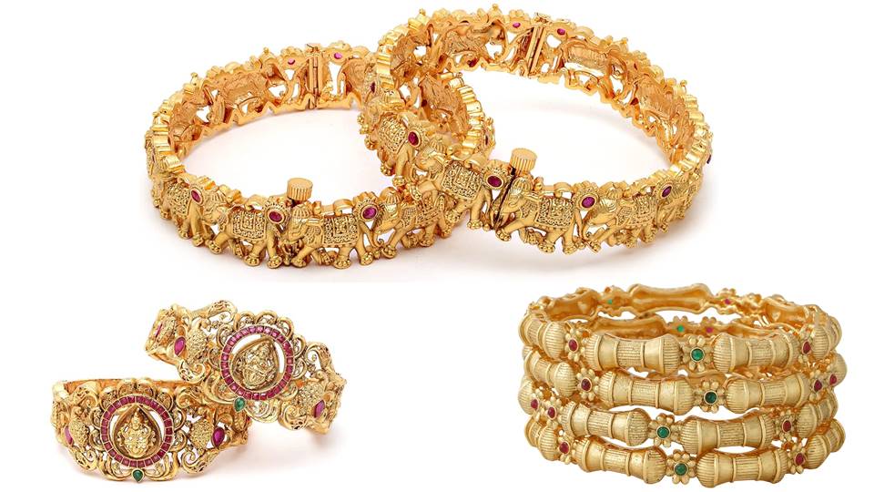 Temple Design Bangles : चूड़ियों के टेम्पल डिज़ाइन आपको ट्रेडिशनल और खूबसूरत लुक देंगे