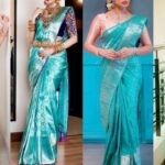 Turquoise Blue Saree : फ़िरोज़ा नीली साड़ी में भारतीय महिलाएं बेहद खूबसूरत और आदर्श लगेंगी